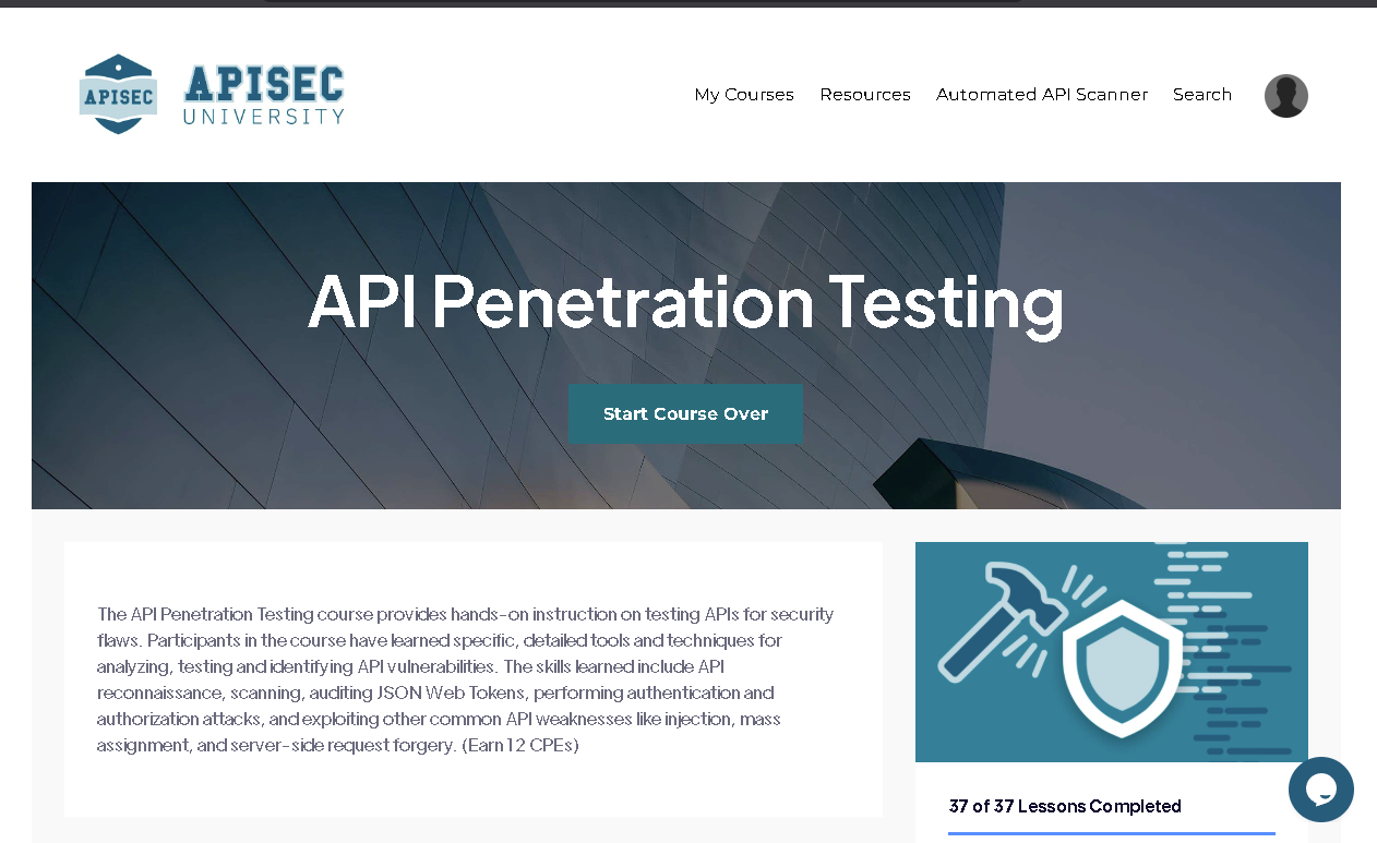 APISEC COURSE